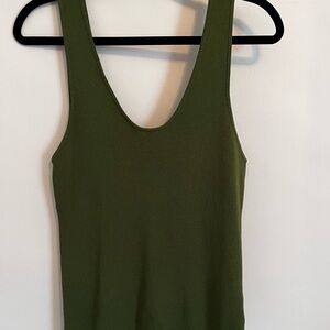 H&M Dark Green Tank Top